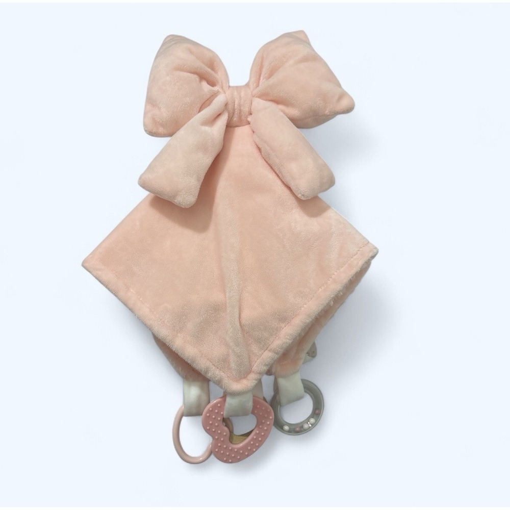 DREAM GRO LOVEY BABY BLANKET PLUSH TOY PINK